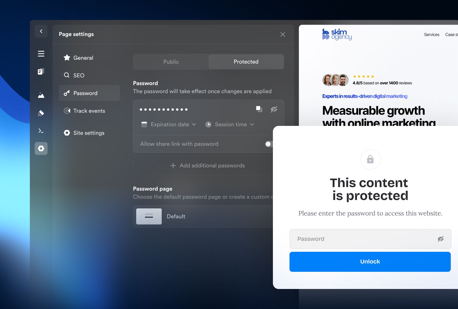 Password protection