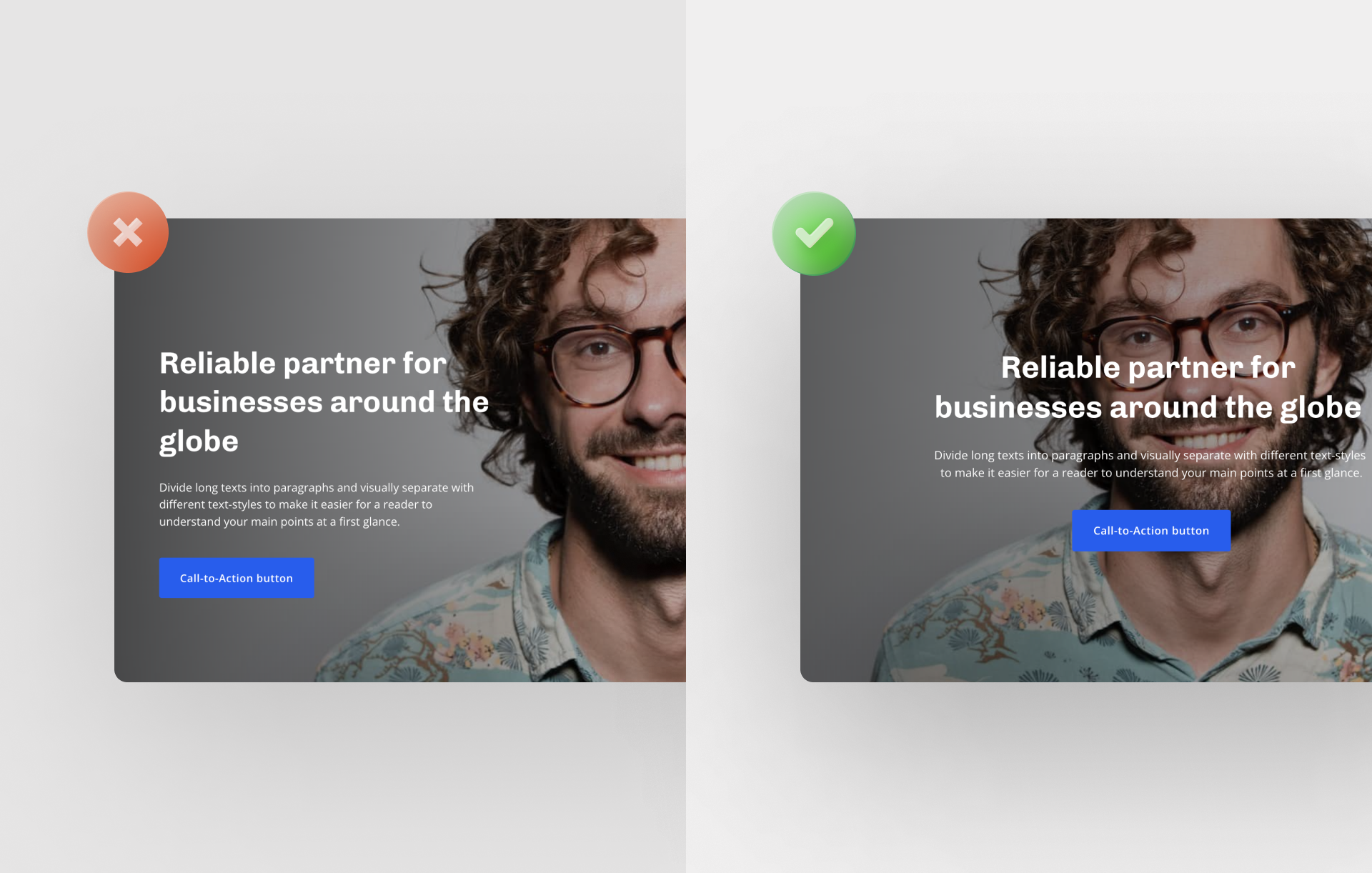 Designmistakes Landing page