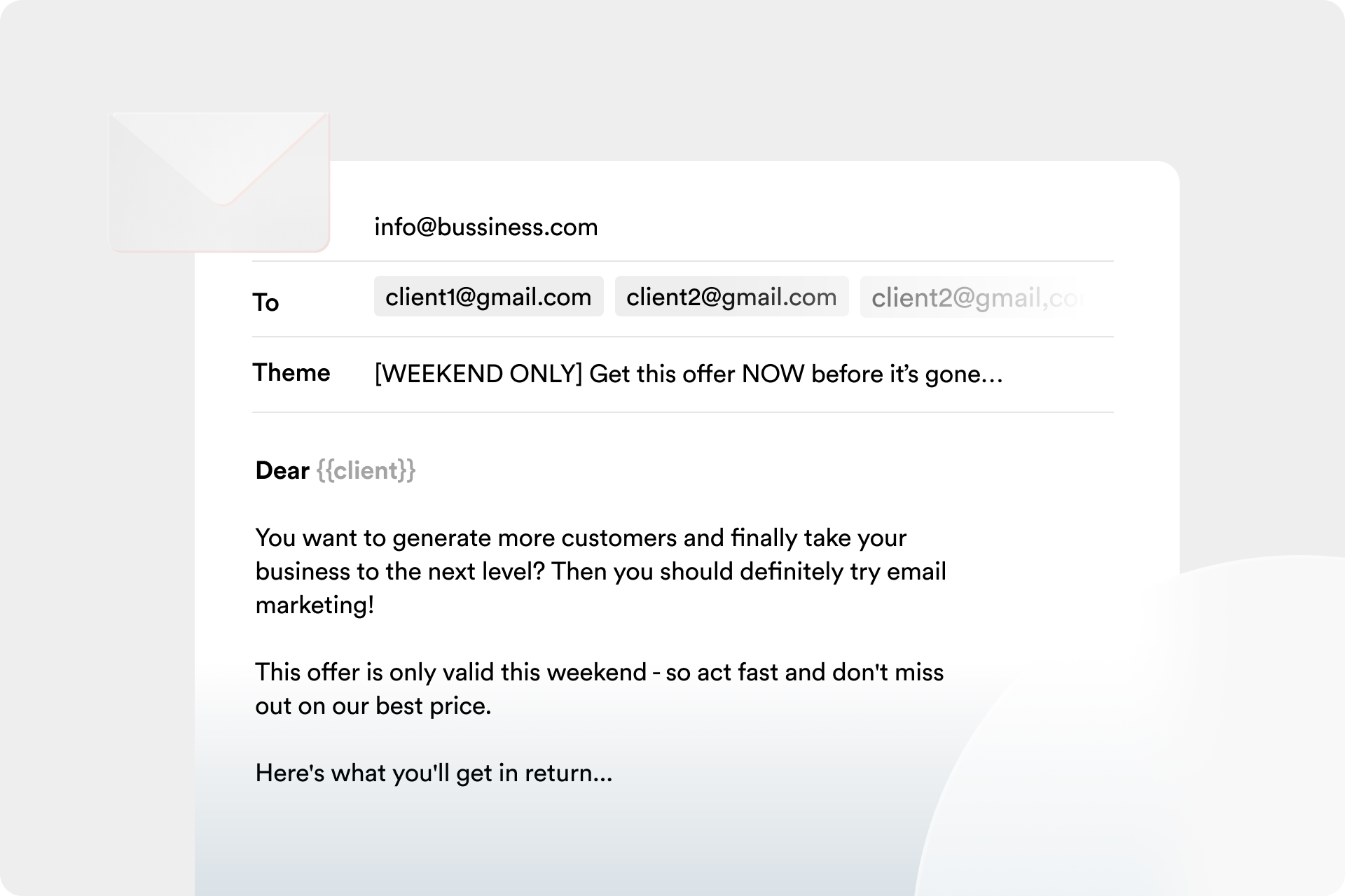  E-Mail Marketing template