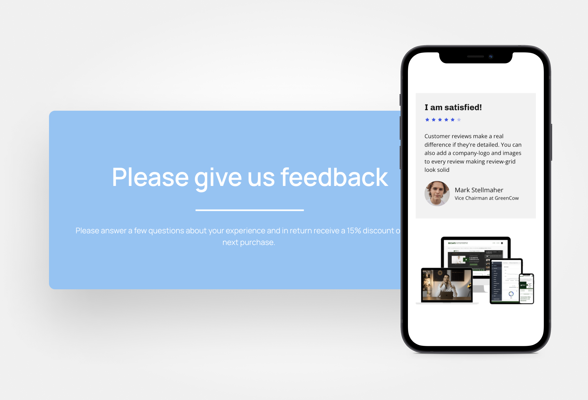 Feedback funnel Kundenfeedback