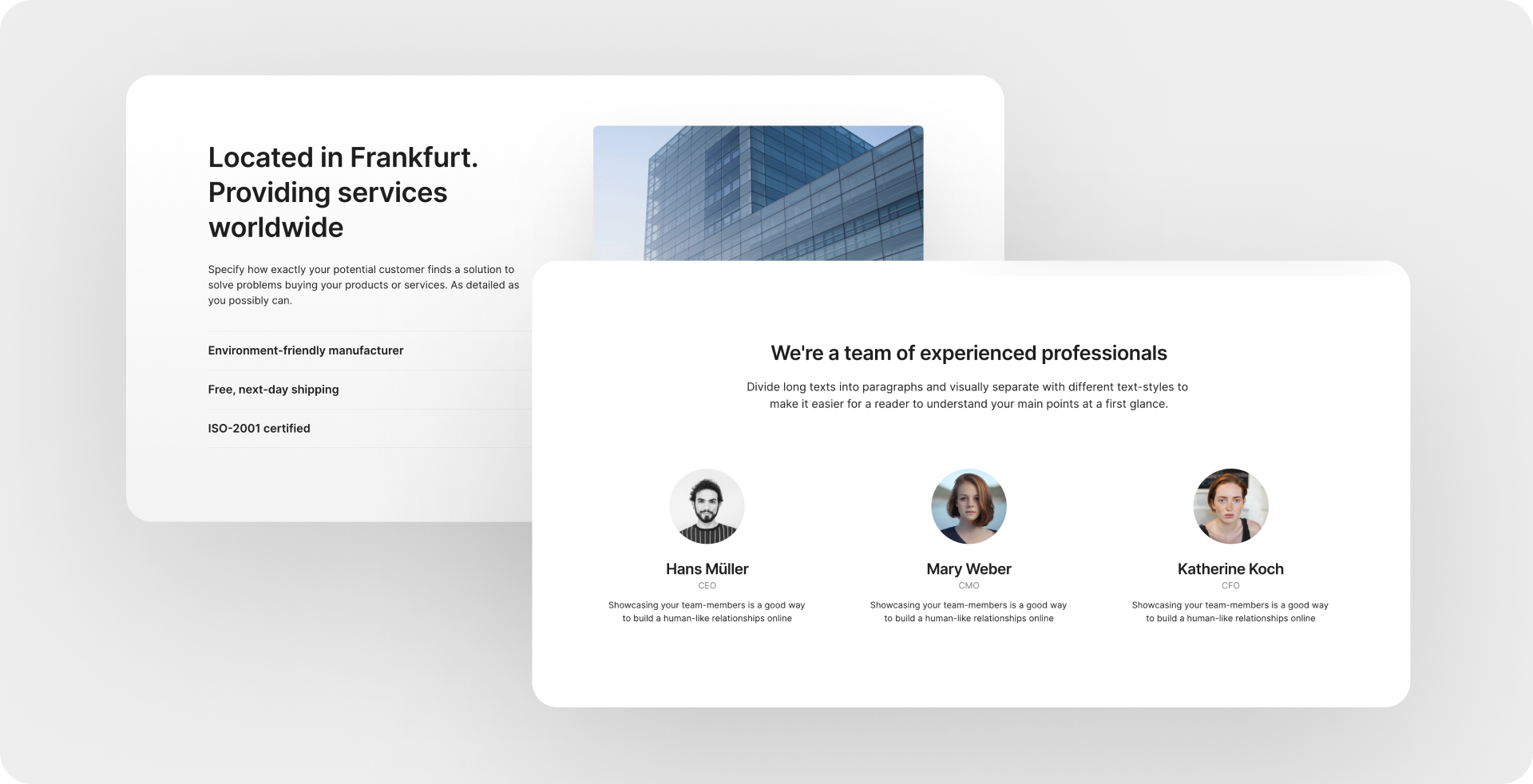 company introduction graphic