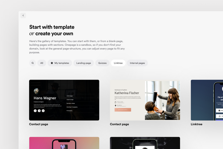 How to make a linktree in 4 easy steps Onepage How to make a linktree in 4 easy steps Onepage