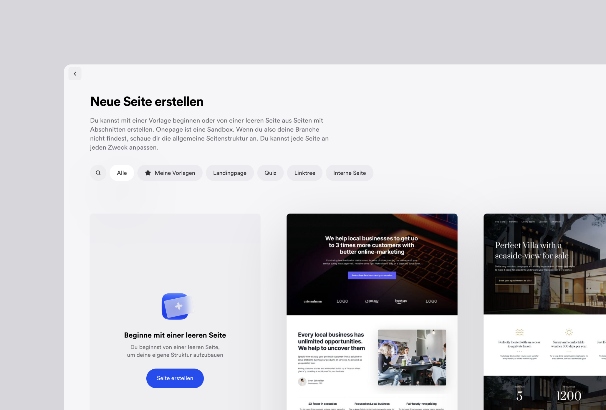 Templates, Gallery, and interface improvements