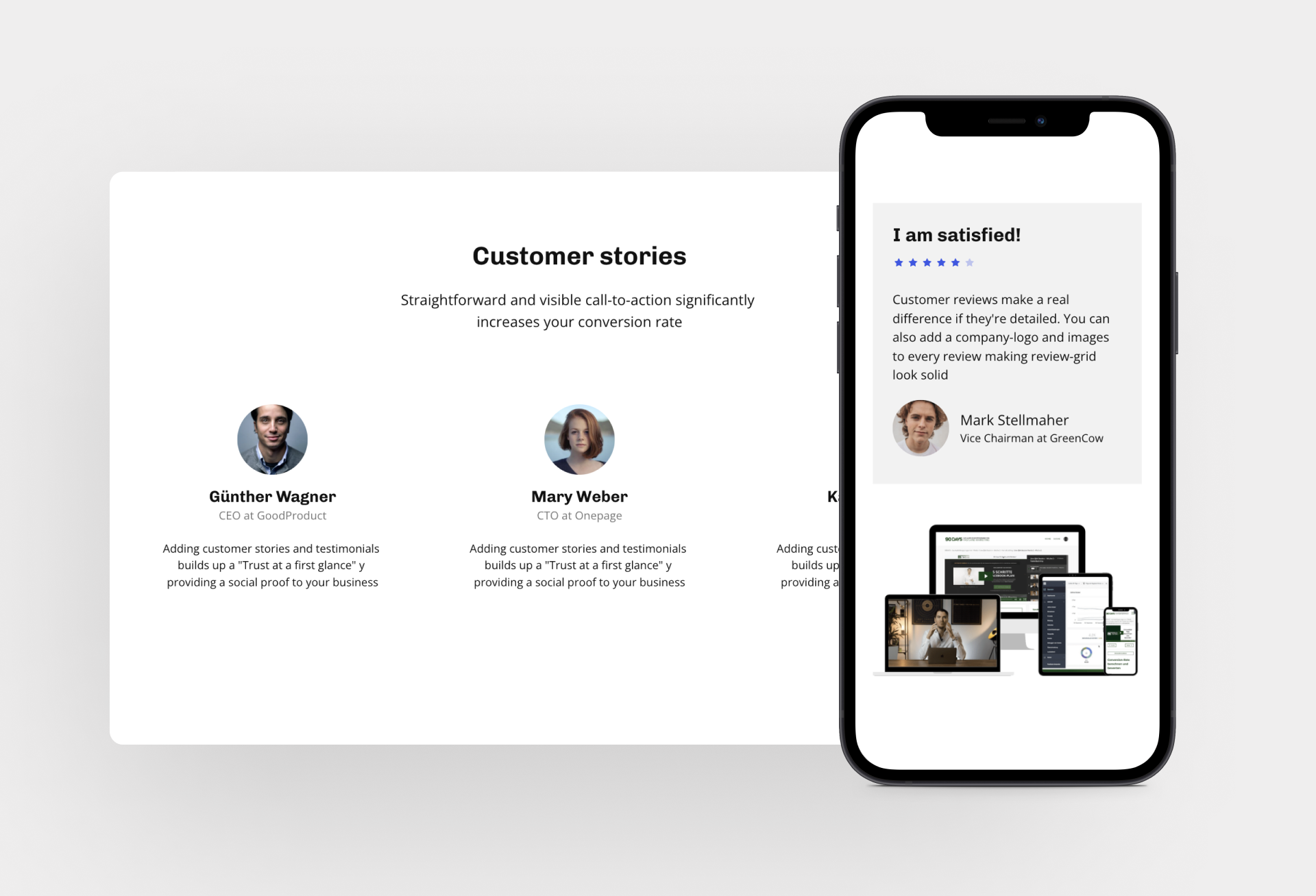 social proof graphic