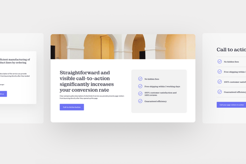 Call-to-Action-Button auf einer Landingpage bei Onepage