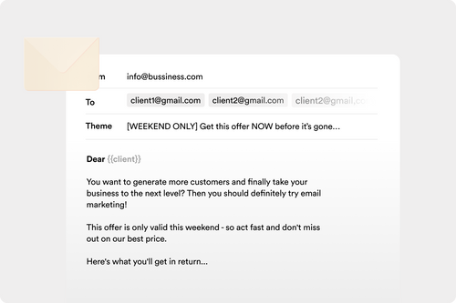 email marketing offer