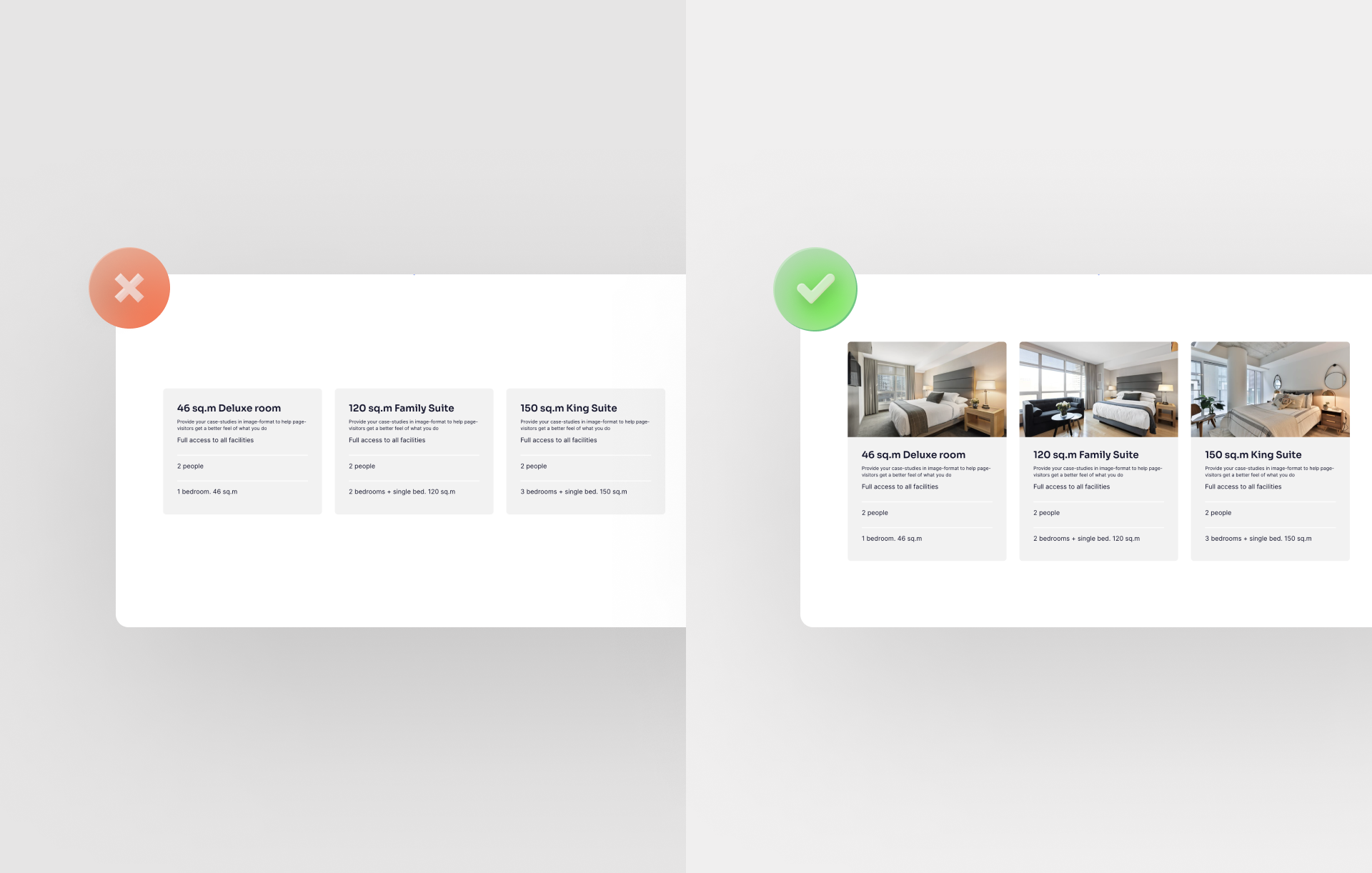 visual content landingpage, png
