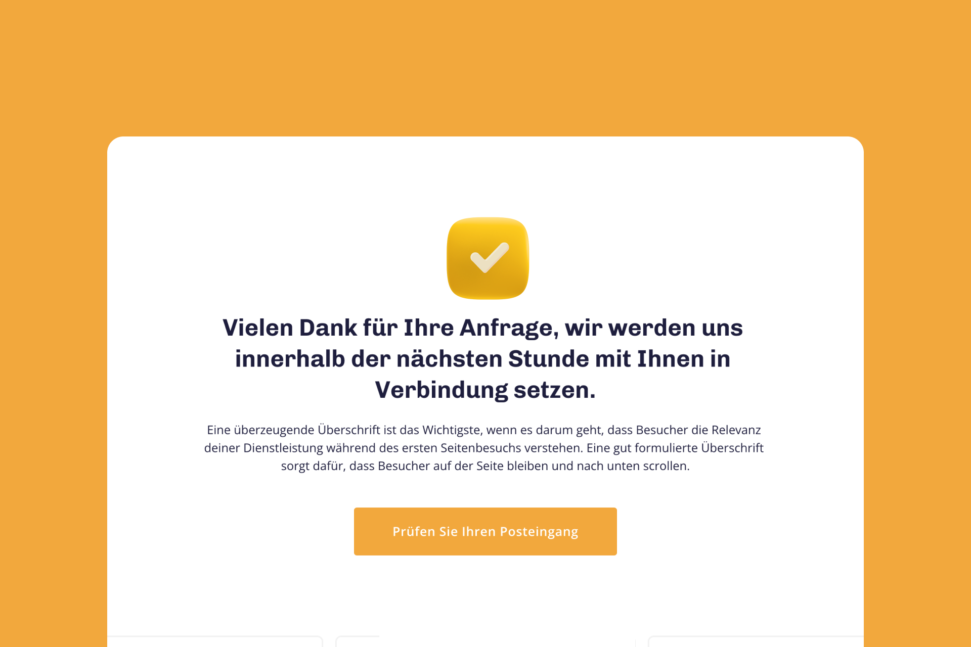 Erfolgreiche Danke-Seite erstellen und bessere Conversions erzielen